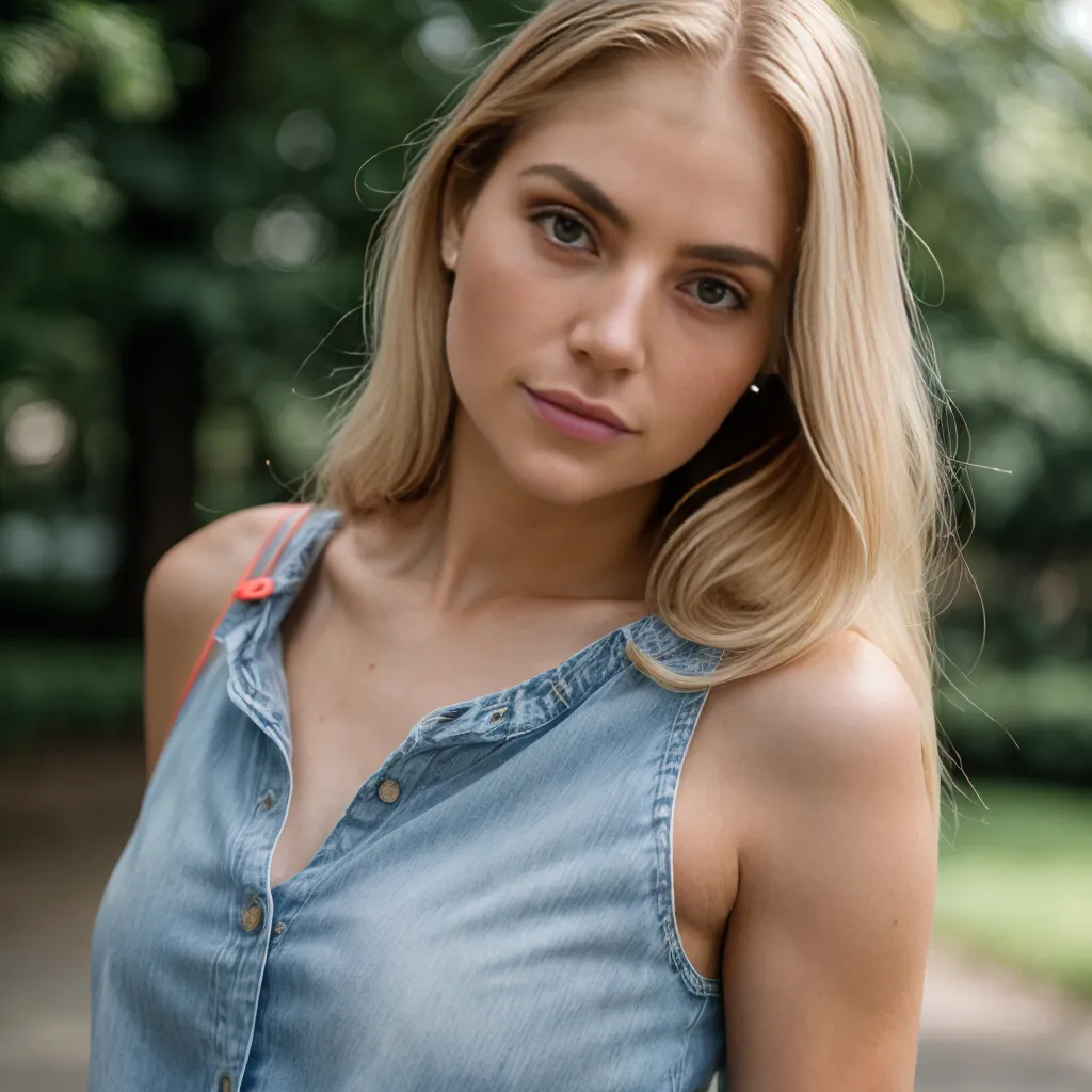 24 park wearing a neon denim dress portrait neutral 1719873021575